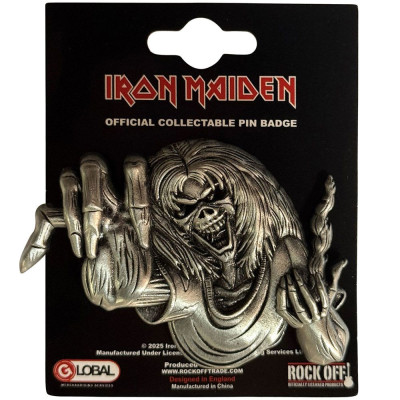 Iron Maiden Pin Badge: Number Of The Beast Eddie