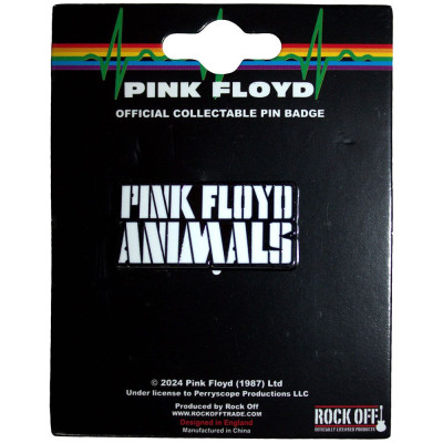  Pink Floyd Pin Badge: Animals Mono