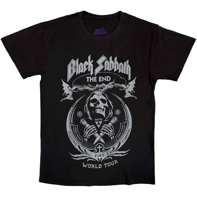 Black Sabbath- The End Mushroom Cloud T-shirt