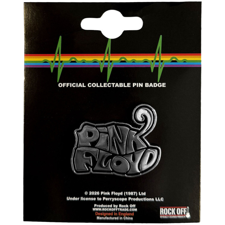  Pink Floyd Pin Badge: Swirl Logo