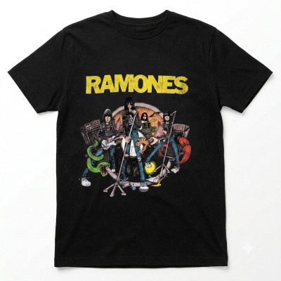 Ramones-Cartoon Band T-shirt