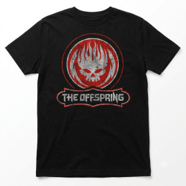 The Offspring - Distressed Skull T-shirt
