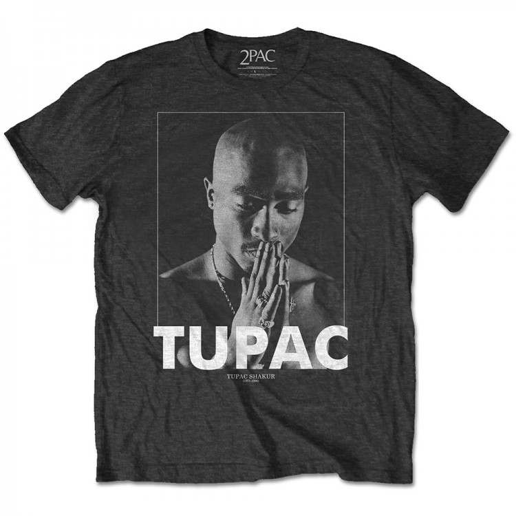Tupac Praying Black T-shirt