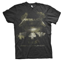 Metallica - Master Of Puppets-Distressed T-shirt