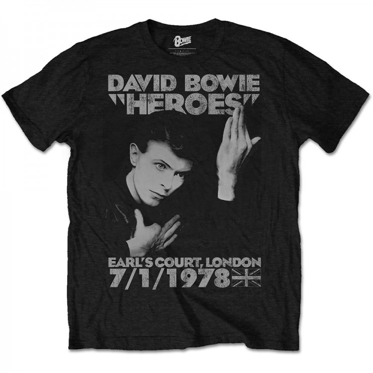 David Bowie-Heroes T-shirt