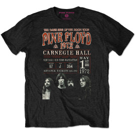 Pink Floyd Carnegie '72 T-shirt  Pink Floyd Carnegie '72 T-shirt