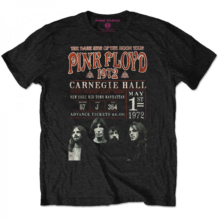 Pink Floyd Carnegie '72 T-shirt 