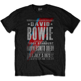 David Bowie-Hammersmith Odeon T-shirt David Bowie-Hammersmith Odeon T-shirt