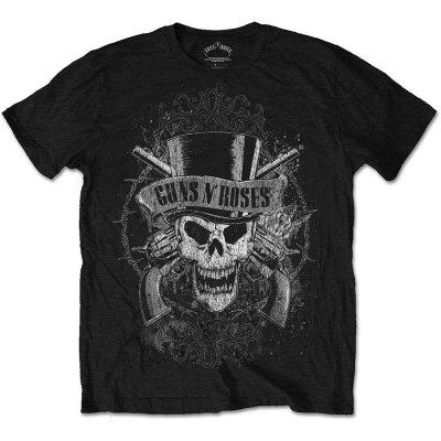 Guns N' Roses - Faded Skull T-Shirt Guns N' Roses - Faded Skull T-Shirt