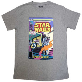 Star Wars- A Princess Alone Comic Cover T-Shirt 
